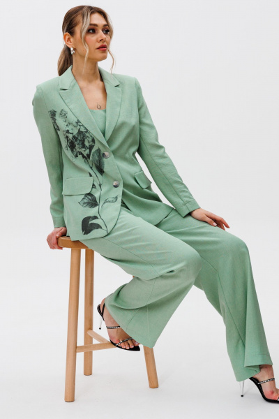 Брюки, жакет, топ Gizart 5204 м - фото 15