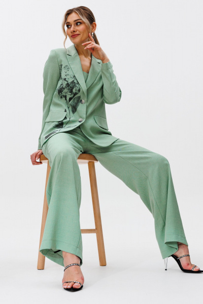 Брюки, жакет, топ Gizart 5204 м - фото 13