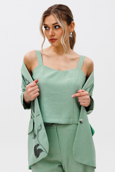 Брюки, жакет, топ Gizart 5204 м - фото 10