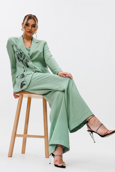 Брюки, жакет, топ Gizart 5204 м - фото 9