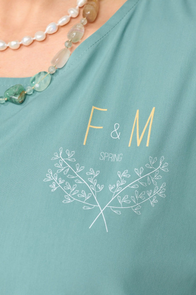 Платье Fita 1091 зеленый - фото 8