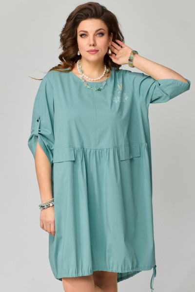 Платье Fita 1091 зеленый - фото 7