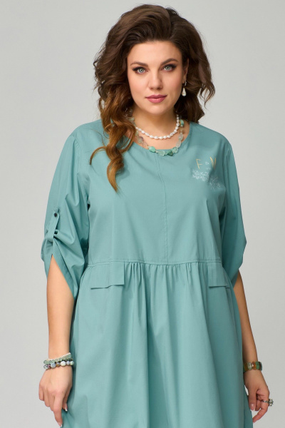 Платье Fita 1091 зеленый - фото 6