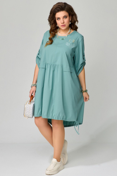 Платье Fita 1091 зеленый - фото 3