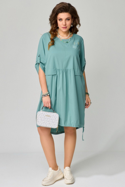 Платье Fita 1091 зеленый - фото 1