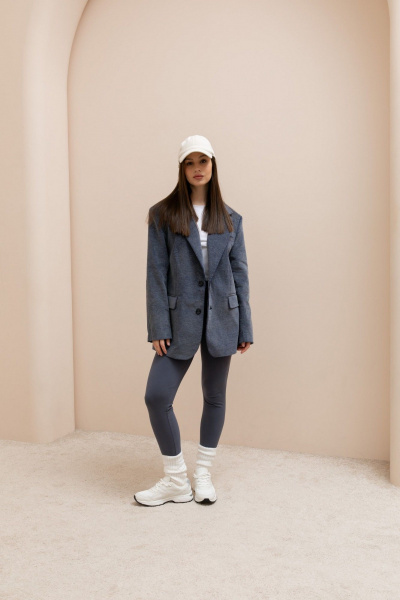 Пиджак Cherire 117252/5 серо-голубой - фото 1