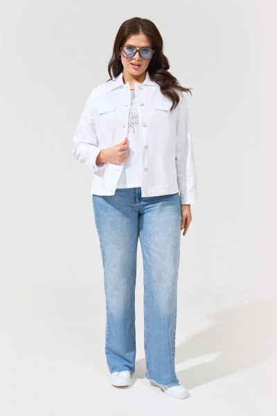 Куртка IVA 1565 белый - фото 4