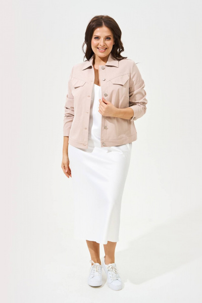 Куртка IVA 1565 бежевый - фото 6
