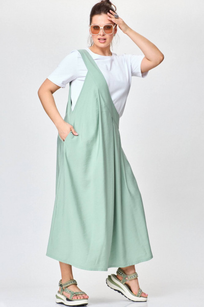 Сарафан SOVA 11190 алоэ - фото 8