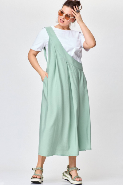 Сарафан SOVA 11190 алоэ - фото 5