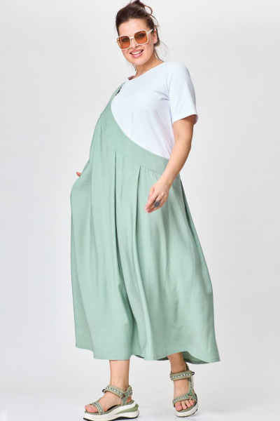 Сарафан SOVA 11190 алоэ - фото 4