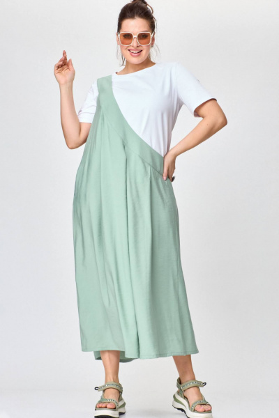 Сарафан SOVA 11190 алоэ - фото 3