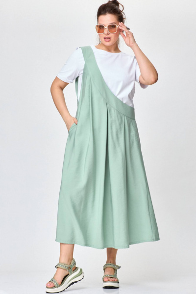 Сарафан SOVA 11190 алоэ - фото 2