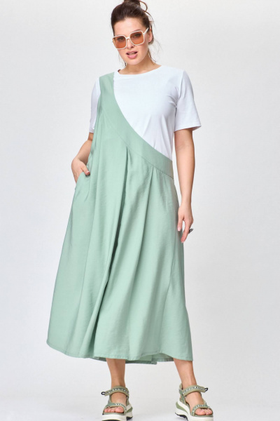 Сарафан SOVA 11190 алоэ - фото 1