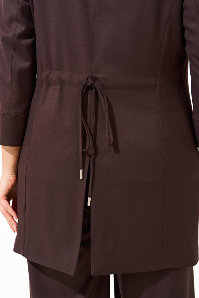 Брюки, жакет IVA 1457 шоколадный - фото 6