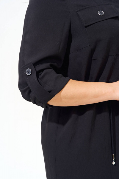 Платье IVA 1377 черный - фото 5