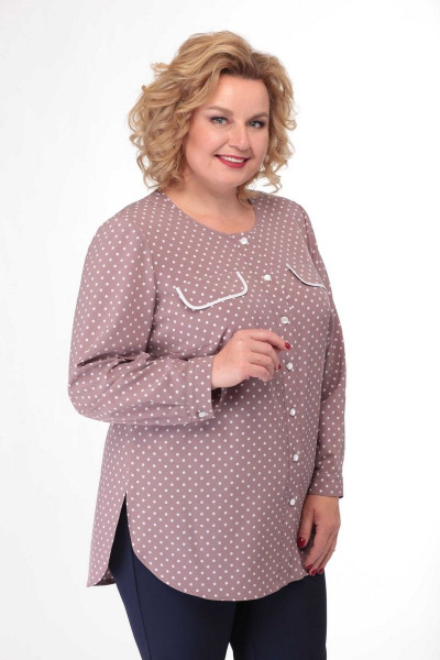 Блуза Орхидея 1026 розовый - фото 3