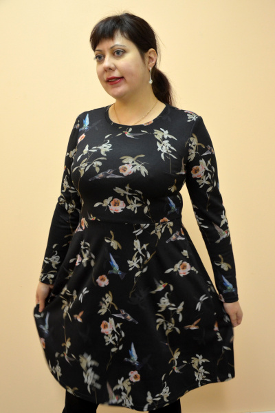 Платье на каждый день из ткани без указанных характеристик OLANTIZ 63679 - фото 1