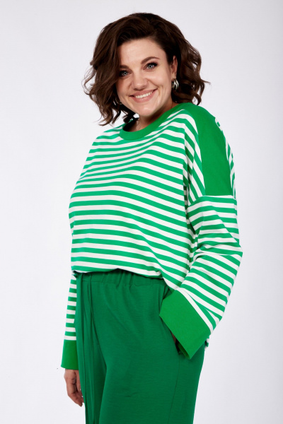 Демисезонный женский лонгслив из плотного трикотажа AVA fashion М-035 - фото 11