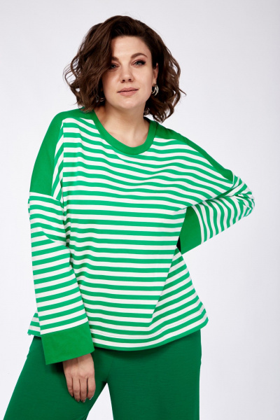 Демисезонный женский лонгслив из плотного трикотажа AVA fashion М-035 - фото 8