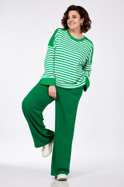 Демисезонный женский лонгслив из плотного трикотажа AVA fashion М-035 - фото 2