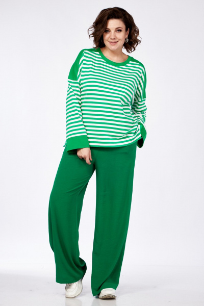 Демисезонный женский лонгслив из плотного трикотажа AVA fashion М-035 - фото 1