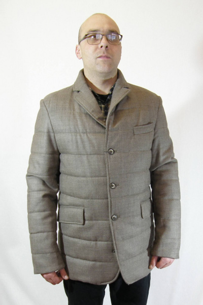 Полупальто на демисезон с мягким воротником и внутренним карманом DOMINION 1967AD 2С55 182 - фото 1