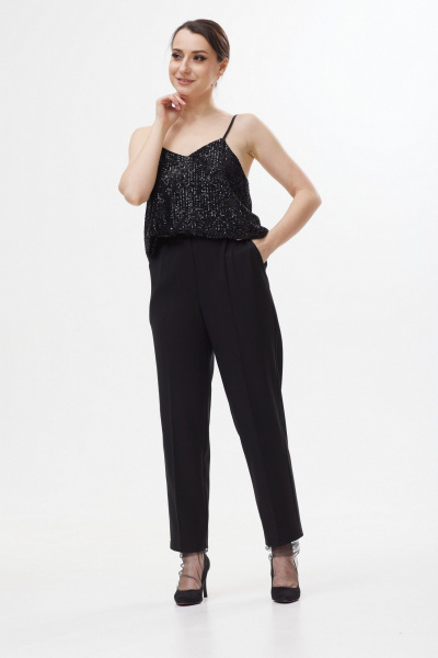 Брюки Colibri А325 черный - фото 6