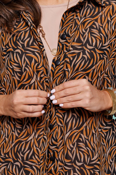 Блуза, брюки, топ Beautiful&Free 6156 капучино - фото 4