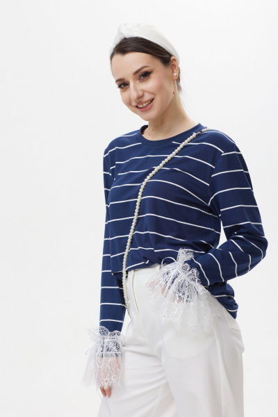 Лонгслив Colibri А334 синий - фото 5