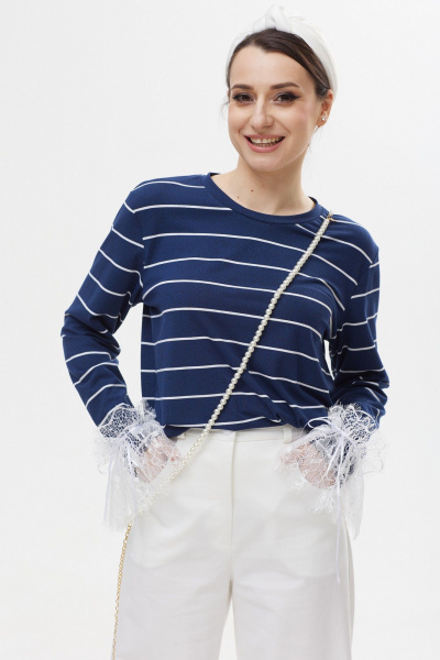 Лонгслив Colibri А334 синий - фото 4