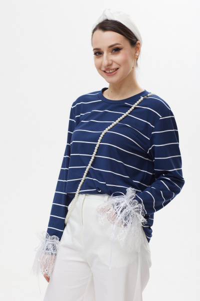 Лонгслив Colibri А334 синий - фото 3