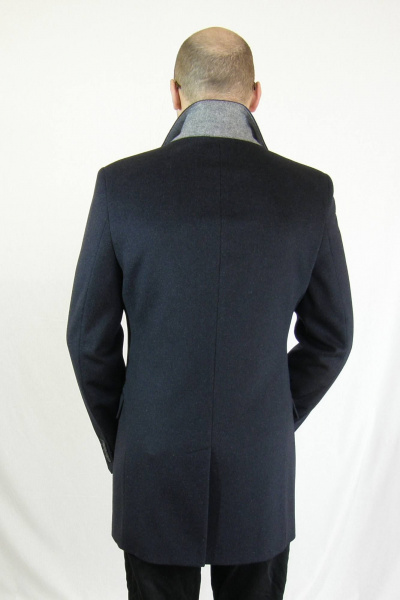 Пальто мужское двубортное из пальтовой ткани с лацканами DOMINION 1910D 9С138 170 - фото 2