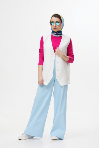 Жилет Colibri А327 белый - фото 2