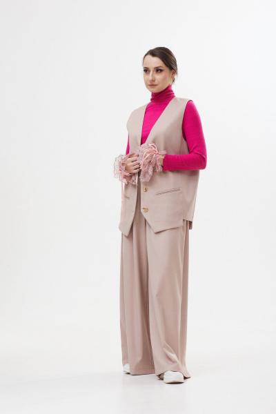 Жилет Colibri А327 коричневый - фото 5