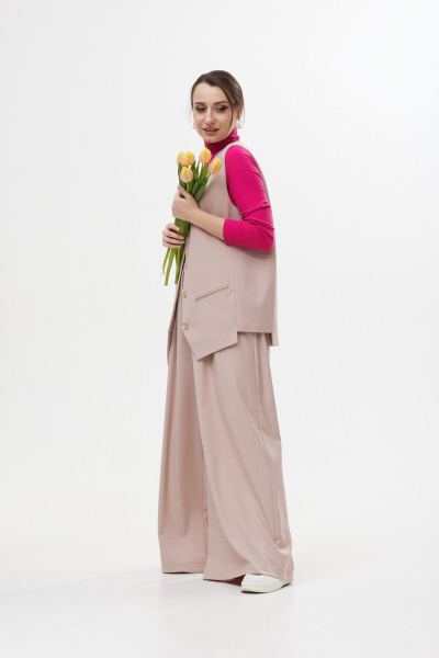 Жилет Colibri А327 коричневый - фото 3