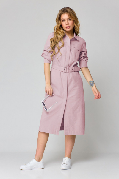 Платье Laikony L-961 пудра - фото 3