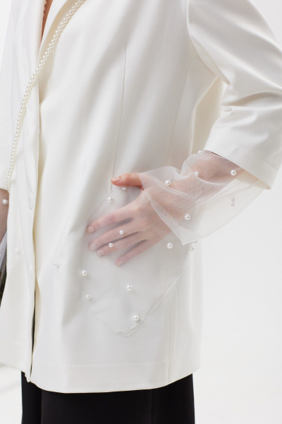 Жакет Colibri А338 белый - фото 1