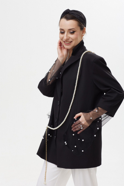 Жакет Colibri А338 черный - фото 7