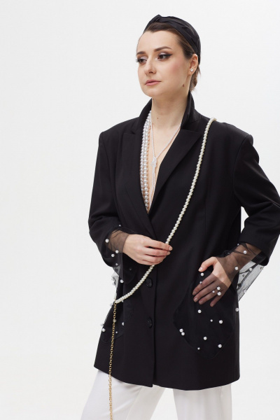 Жакет Colibri А338 черный - фото 5