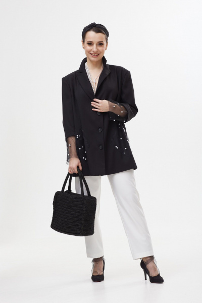 Жакет Colibri А338 черный - фото 4