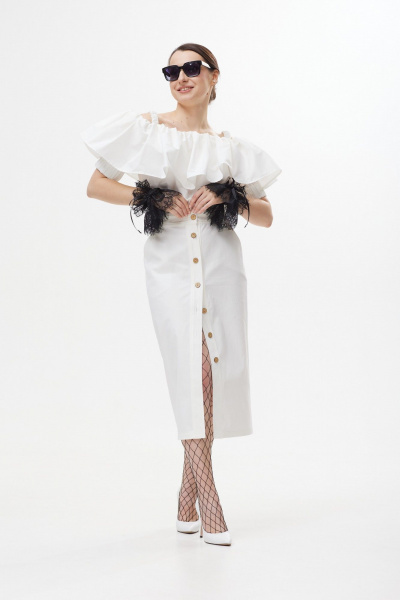 Юбка Colibri А328 белый - фото 1