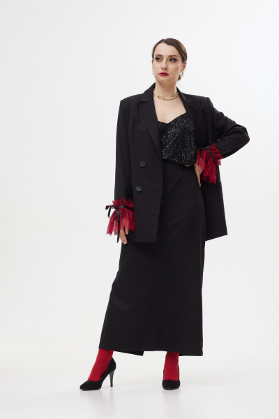 Жакет Colibri А337 черный - фото 1