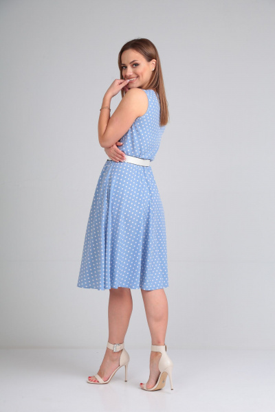 Платье Lady Line 544 голубой - фото 12