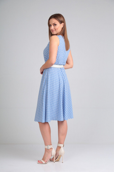 Платье Lady Line 544 голубой - фото 11
