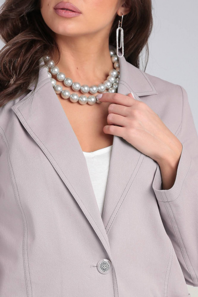 Брюки, жакет DOGGI 2936 лиловый - фото 4