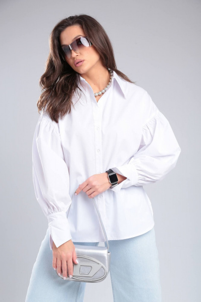 Рубашка DOGGI 0170 белый - фото 1
