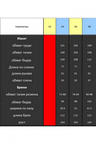 Брюки, жакет DOGGI 2936 лиловый - фото 7