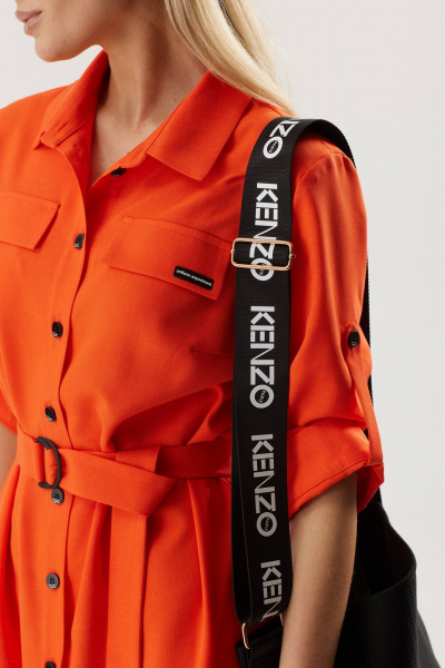 Платье Твой имидж 1788 оранжевый - фото 7