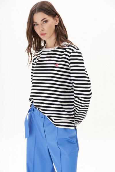 Брюки, джемпер Fantazia Mod 4780 черный+синий - фото 3